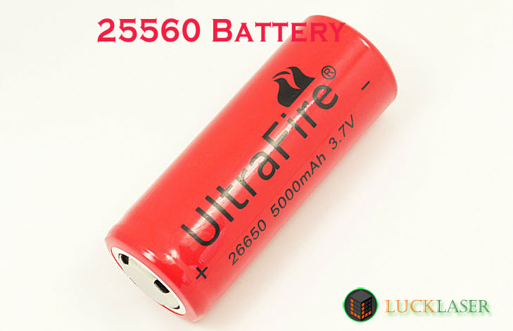 26650 3.7V Li-ion rechargeable battery